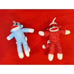 Set of 2, MAXX the Sock Monkey 6" Collectibles from 2011